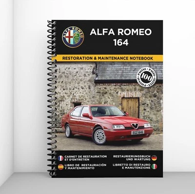 ALFA ROMEO 164 : Libretto Di Restauro E Manutenzione - CONSEGNA GRATUITA - Immagine 1 di 4