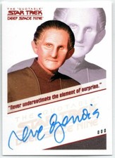 STAR TREK DEEP SPACE NINE QUOTABLE RENE AUBERJONOIS ODO AUTOGRAPH *LIMITED*