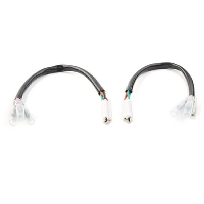 Arnés divisor de señal de giro delantero de 3 cables adaptador en Y para Yamaha R1 R3 R6 FZ07 FZ09 Foto 1 de 4