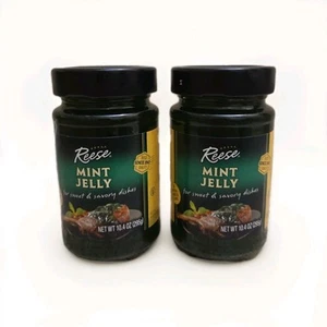 💚 Mint Jelly Sauce 10.4 Oz By Reese Lot set of 2 jars Exp:07/2026 - Picture 1 of 7