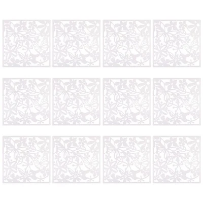 Paquete de 12 cortinas divisorias de panel de PVC para colgar hágalo usted mismo decoración de dormitorio Foto 1 de 4