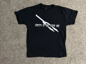 QUEENS OF THE STONE AGE T Shirt Songs for The Deaf Size Large Black And White - Picture 1 of 7