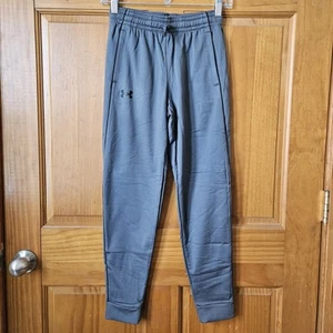 Under Armour Boy's UA Pennant 2.0 Tapered Leg Joggers Pants Med NWT Grey Pull On - Picture 1 of 6