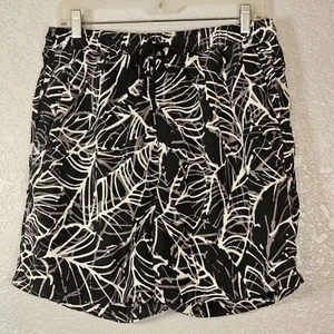 Pantalones Cortos de Natación Speedo Talla L Negro Gris Blanco Bolsillos para las Manos Cremallera Trasera Bolsillo Forrado - Imagen 1 de 14