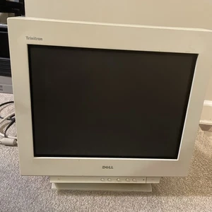 Vintage Dell Trinitron 17'' CRT Monitor Ultrascan P780 Retro Gaming Tested Works - Picture 1 of 7