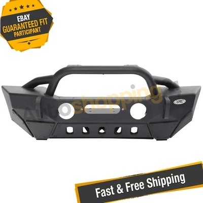 Smittybilt 77807 GEN2 XRC Front Black Steel Bumper for 18-20 Jeep Wrangler JL Foto 1 de 4