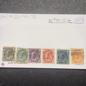 Canada #66 - 70, 72 - 2024 CV $45.75 - Lot #10538 - Picture 1 of 1