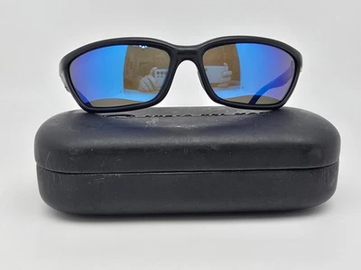 Gafas de sol Costa Del Mar Turbine TU-11 marco negro 580G azul polarizado espejo Foto 1 de 4