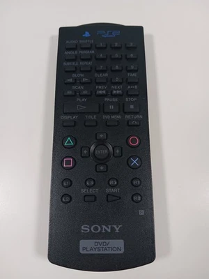 Sony Playstation 2 PS2 DVD Player Remote Control  - NO Receiver Dongle - Tested - Image 1 of 4