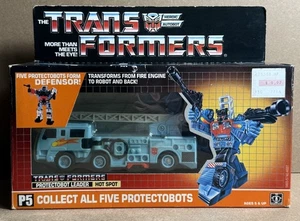 Vintage 1986 Hasbro Transformers G1 Hot Spot / Defensor Protectobot Boxed - Picture 1 of 23