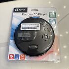 GPX Portable CD Player Anti-Skip FM Radio Stereo Earbuds Included, Black, PC332B