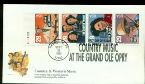 1993 FDC - Scott# 2778a - Country Music Bklt Pane- Fleetwood Cachet UA - Picture 1 of 1