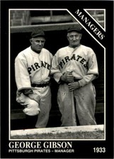 1993 CONLON COLLECTION TSN - #825 GEORGE GIBSON PITTSBURGH PIRATES