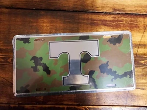 Tennessee Volunteers NCAA Camo License Plate - Picture 1 of 1
