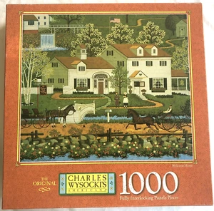 Charles Wysocki's Americana Welcome Home 1000-teiliges Puzzle NEU versiegelt B2 - Bild 1 von 5