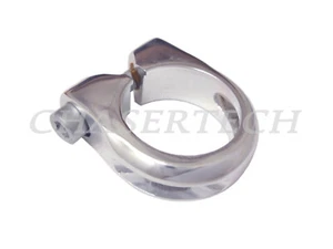 New Kalloy MTB Road Bicycle Bike Alloy Seat Post Clamp 1-1/8" 31.8mm Silver - Picture 1 of 1