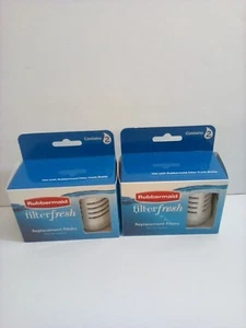 2 X Rubbermaid Filter Fresh Replacement Filters Filter Fresh Water Bottle 2 Pack - Picture 1 of 3