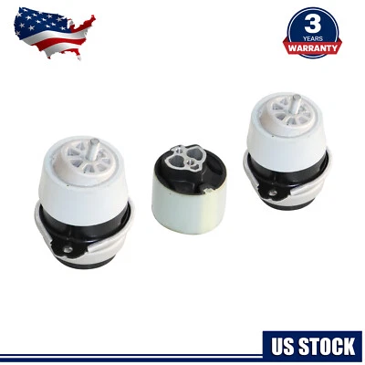 Engine Motor & Trans Mount Set 3Pcs Fits For Audi Q7 Fits For Volkswagen Touareg - Image 1 of 4