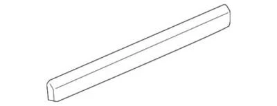 Genuine GM 2010-2014 Chevrolet GMC Primed Front Left Side Door Molding 15950343 - Image 1 of 2