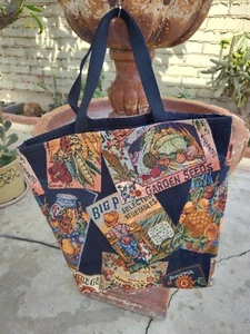 Vintage-Stil Gobelin Herbst Garten Tragetasche 14,5" x 14,5" - Bild 1 von 4