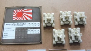 DYSTOPIAN WARS EMPIRE OF THE BLAZING SUN HO-1 BOMBARD RARE OOP - Picture 1 of 7