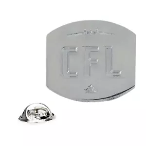 JF Sports CFL Canadian Football League Logo Silver Lapel Pin - Bild 1 von 1