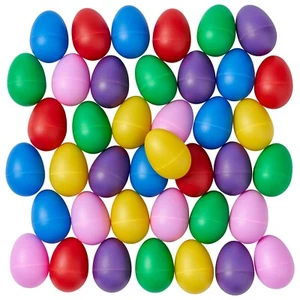 40 Egg Shakers Easter Maracas Latin Hand Percussion Sensory Toy Rattle Easter - Picture 1 of 7