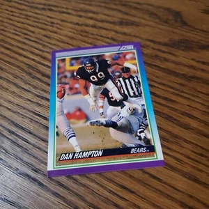 1990 Score quasi nuovo ~ HOF Dan Hampton Chicago Bears #201 - Foto 1 di 2
