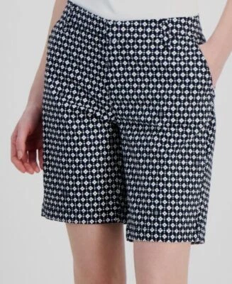 Pantalones Cortos Tommy Hilfiger Para Mujer Estampados Cintura Hollywood Talla: 6 Foto 1 de 3