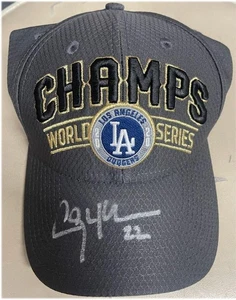Clayton Kershaw Signed Autographed Hat Cap 2020 World Series Champs Dodgers MLB - Picture 1 of 5