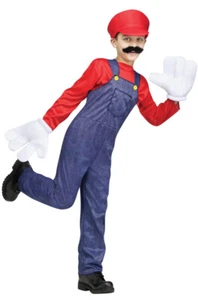 Mario Boy Video Game Guy Child Costume (Red) - Picture 1 of 2