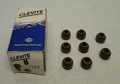 Clevite 216-1204 Engine Valve Stem Seals – Set of 8 High-Quality Seals - Image 1 of 4