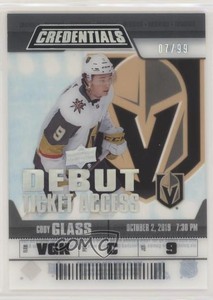 2019 Upper Deck Credentials Debut Ticket Access Acetate /99 Cody Glass Rookie RC