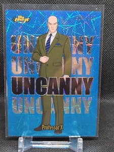 2025 Topps Finest X-Men '97 #100 PROFESSOR X UNCANNY LASER REFRACTOR 004/199 SP - Picture 1 of 2