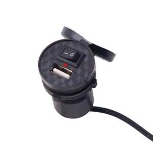 Motorcycle USB Charger 12V Single Port USB Car Charger with and Indication - Zdjęcie 1 z 12