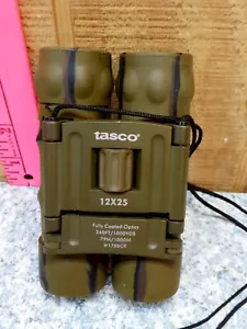 Tasco Camo Binoculars 12x25 Model Fully coated optics - Picture 1 of 4