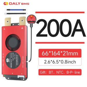 Daly BMS 4S 12V 200A LiFePo4 Akku SMART BMS with Balanced+Bluetooth Module - Picture 1 of 14