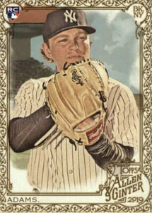 2019 Allen and Ginter Gold #205 Chance Adams New York Yankees BX 50A - Picture 1 of 2
