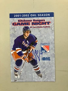 Steve Eminger Autographed Kitchener Rangers Game Night OHL - Picture 1 of 1