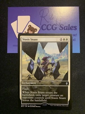 1x Stasis Snare - Game Day Promo MTG Unique & Misc. Promos NM Magic Regular - Image 1 of 2