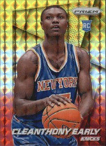 2014-15 Panini Prizm Prizms Yellow and Red Mosaic Card #277 Cleanthony Early
