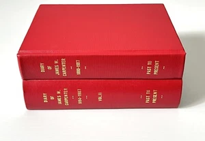Diary of James W. Carpenter Vols I & II SIGNED by Editor LIMITED ED HC 1991 - Picture 1 of 18