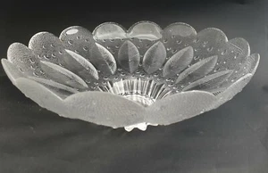 VEB Weisswasser Schale VEB Oberlausitzer Glaswerke Weißwasser 27 cm Ostalgie  - Bild 1 von 10