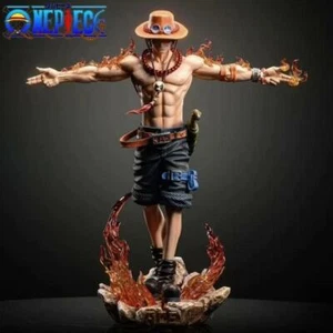 2024 Nuovo 28 cm Anime One Piece Ace Figure Portgas D Ace Action Figure - Foto 1 di 21