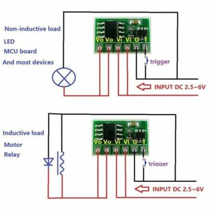 Bistable Single Button 6000mA LED Relay 3V-6V 6A Flip-Flop Latch Switch Module - Picture 1 of 4