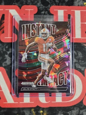 2023 Panini Prizm Draft Picks - Instant Impact Jalin Hyatt #II-12 Red Ice Prizm - Image 1 of 2