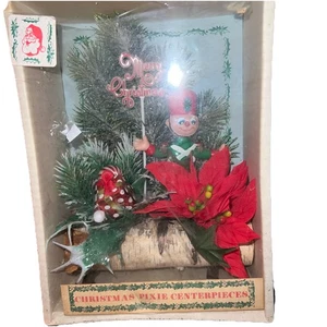 Vintage Weihnachten Pixie Herzstück New Old Stock in Box! - Bild 1 von 9