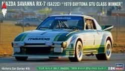 HASEGAWA 1/24  MAZDA SAVANNA RX-7 (SA22C) 1979 DAYTONA GTU CLASS WINNER - Immagine 1 di 4