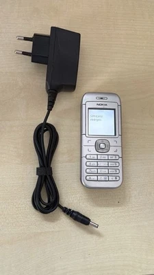Nokia 1600 Silber, Geprüft, Volle Funktion, Händler, Garantie, Accu Neu Komplett - Bild 1 von 2