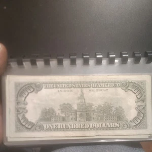1985 $100 Dollar Bill Vintage Currency - Picture 1 of 6